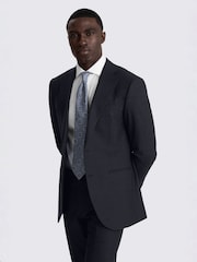 MOSS Blue Tailored Performance Puppytooth Suit Jacket - Image 3 of 7
