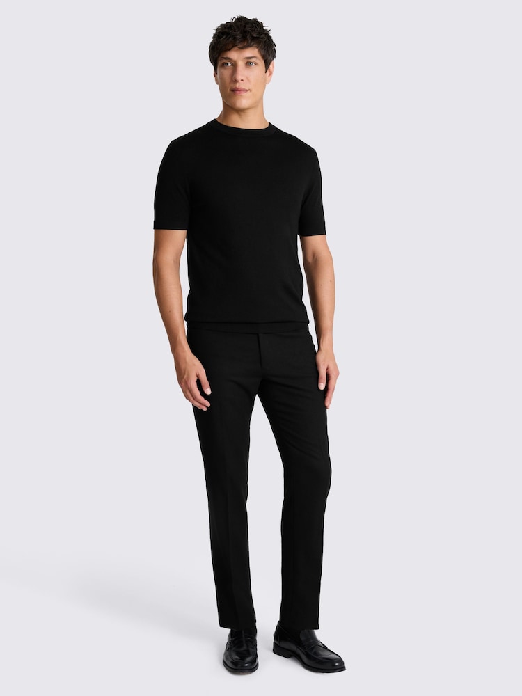 MOSS Black Merino T-Shirt - Image 2 of 4