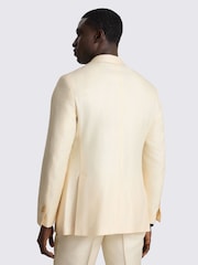 MOSS White Italian Tailored Fit Twill Suit Jacket - Image 3 of 5