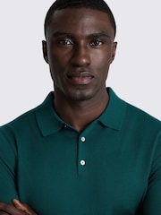 Verde - Polo MOSS Merino Tricouri - Imaginea 3 din 4