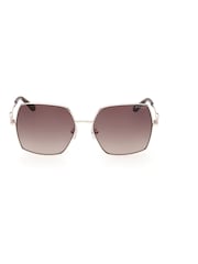 Guess Cream Metal Sunglasses - Image 1 of 8