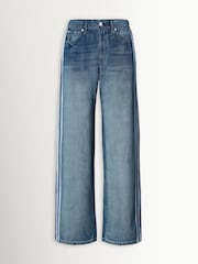 Rag & Bone Carst Miramar Terry Wide Leg Track Pant Jeans - Image 1 of 1