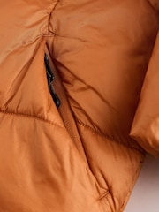 Orange Shower Resistant Padded Coat (3-16yrs) - Image 10 of 11