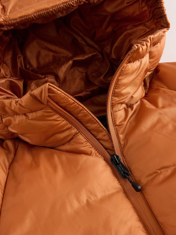 Orange Shower Resistant Padded Coat (3-16yrs) - Image 11 of 11 Orange Shower Resistant Padded Coat (3-16yrs) - Image 11 of 11