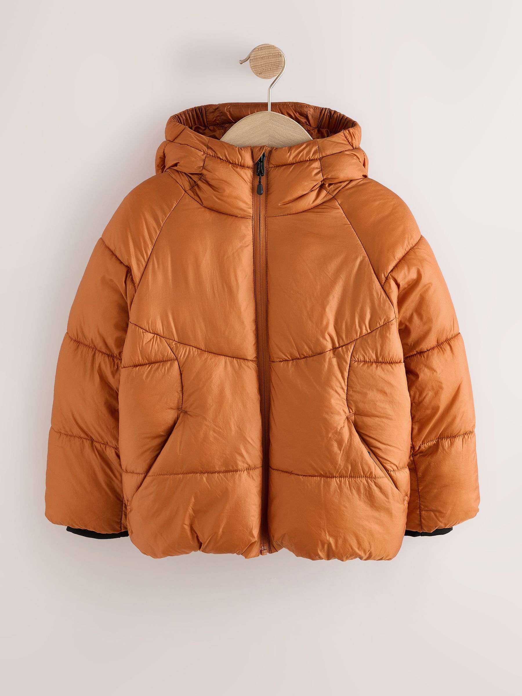 【定価6.3万円】新品 NAISSANCE ミリタリーフーディーコート オレンジ Next：日本 オレンジ - 小雨耐性パッド入りコート（3～16歳） from