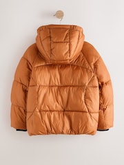 Orange Shower Resistant Padded Coat (3-16yrs) - Image 9 of 11