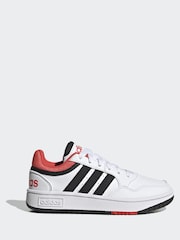 adidas White Hoops Shoes - Image 1 of 9