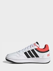 adidas White Hoops Shoes - Image 2 of 9