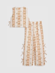 River Island シェルストライプ ベスト＆パンツセット - 画像 2 / 5