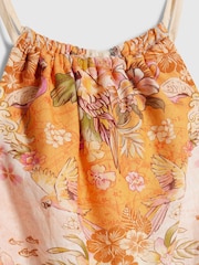 River Island Orange Del Maar Hanky Hem Top & Skirt Set - Image 5 of 6
