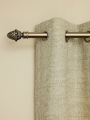 Antique Brass Artichoke Finial 28mm Extendable Curtain Pole Kit - Image 1 of 3