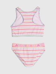 River Island Orchid Logo Stripe Bikini - תמונה 2 מתוך 3