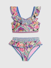 River Island Purple Del Maar V-Neck Bikini - Image 1 of 4