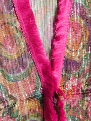 River Island Purple Del Maar Sequin Kaftan - Image 6 of 6