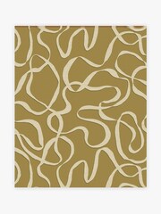 MADE.COM Beige Hessian Effie A4 Wallpaper Sample - Image 1 of 2