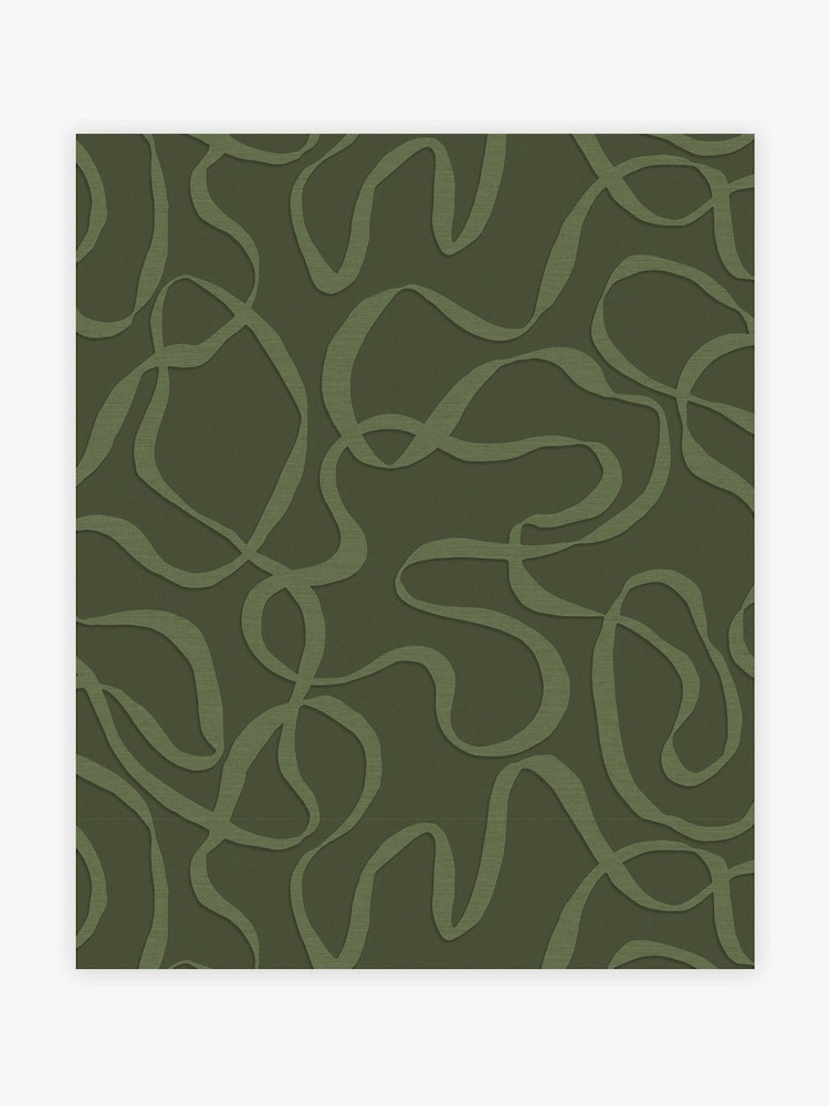 MADE.COM Moss Akio A4 Wallpaper Sample - Image 1 of 2