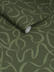 MADE.COM Moss Akio A4 Wallpaper Sample - Image 2 of 2