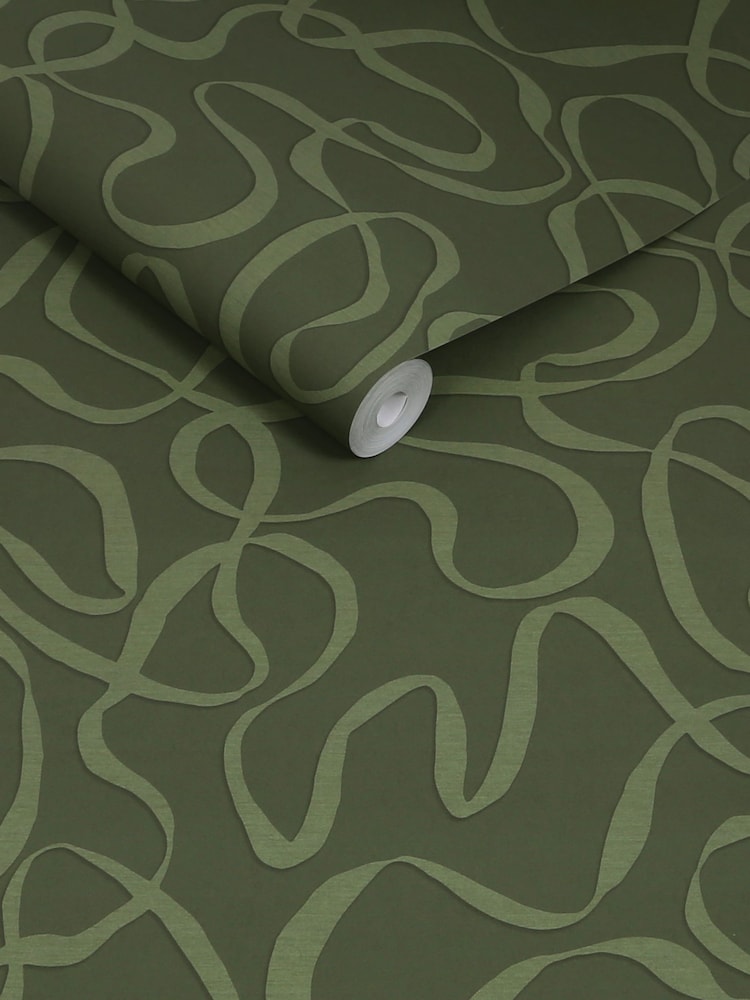 MADE.COM Moss Akio A4 Wallpaper Sample - Image 2 of 2