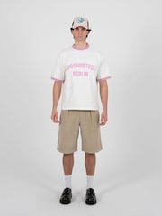 Prohibited Brown Podium Double Pleated Shorts - Image 3 of 5