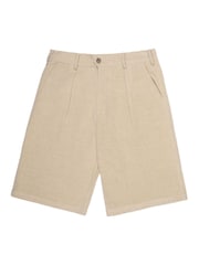 Prohibited Brown Podium Double Pleated Shorts - Image 5 of 5