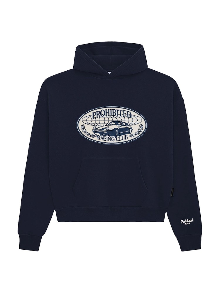 Prohibited Blue Racecore Hoodie - Image 7 of 7 Prohibited Blue Racecore Hoodie - Image 7 of 7