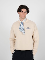 Prohibited Cream Vortex Knit Sweater - Image 4 of 7