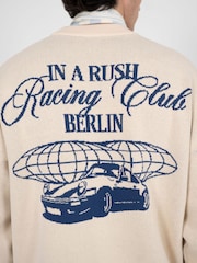 Prohibited Cream Vortex Knit Sweater - Image 6 of 7