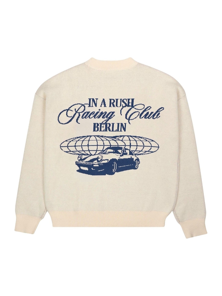 Prohibited Cream Vortex Knit Sweater - Image 7 of 7