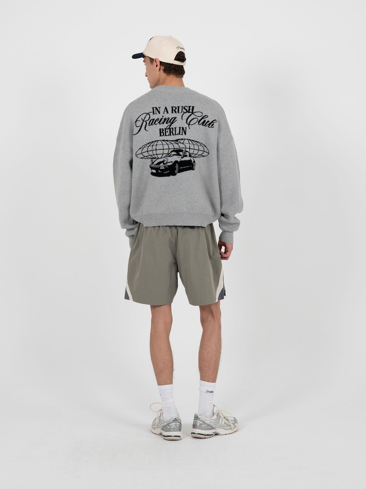 Prohibited Green Racer Trackshorts - Image 2 of 6 Prohibited Green Racer Trackshorts - Image 2 of 6