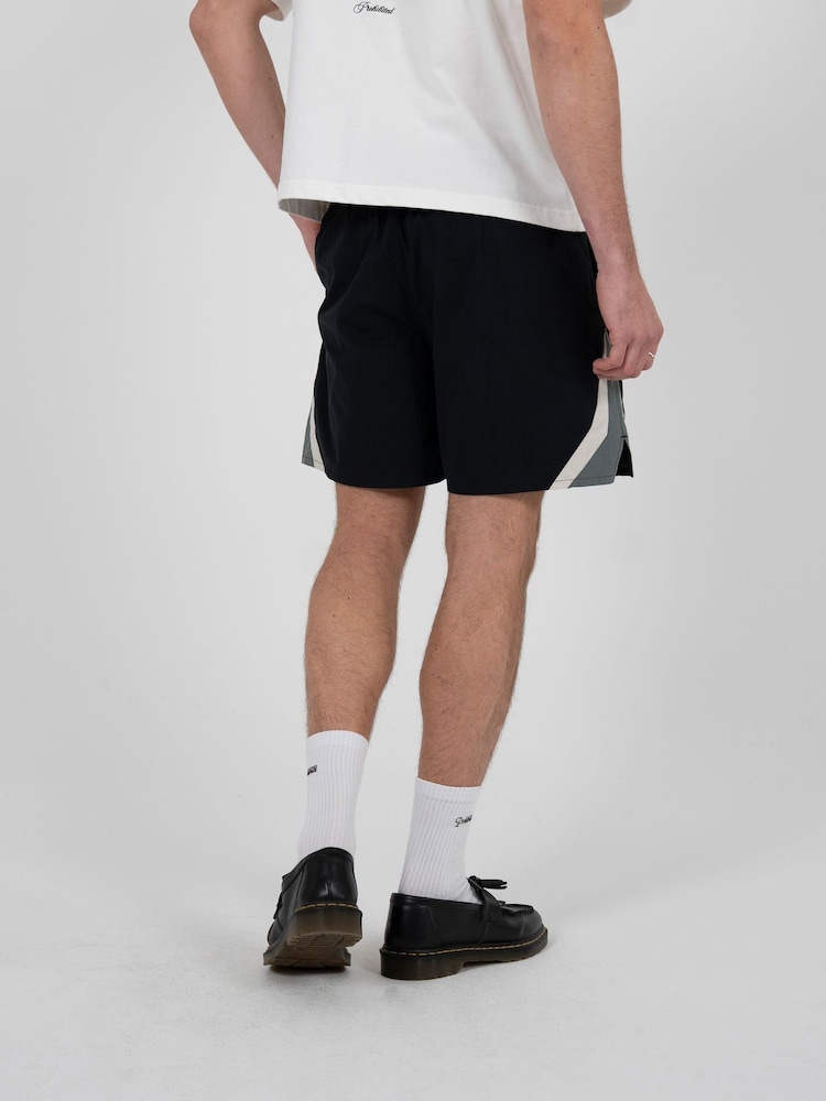 Prohibited Black Racer Track Shorts - Image 2 of 5 Prohibited Black Racer Track Shorts - Image 2 of 5