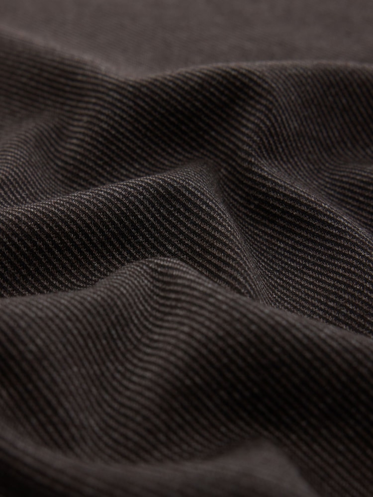 Brown Regular Fit Heritage Herringbone T-Shirt - Image 3 of 3 Brown Regular Fit Heritage Herringbone T-Shirt - Image 3 of 3