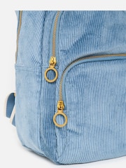 올리버 보나스 하퍼 라이트 블루 코듀로이 트리플 지퍼 백팩 - 7의 이미지 5