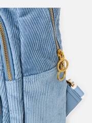 올리버 보나스 하퍼 라이트 블루 코듀로이 트리플 지퍼 백팩 - 7의 이미지 6