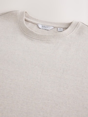 Neutral Marl Relaxed Fit Heavyweight T-Shirt - Image 6 of 7
