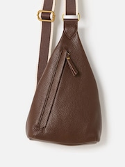 Oliver Bonas Brown Brooke Chocolate Brown Belt Bag - Image 1 of 7