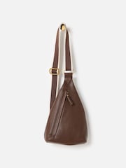 Oliver Bonas Brown Brooke Chocolate Brown Belt Bag - Image 5 of 7