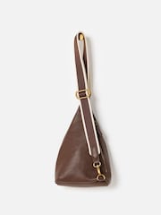 Oliver Bonas Brown Brooke Chocolate Brown Belt Bag - Image 6 of 7