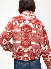 Oliver Bonas Brown Rust & Cream Floral Blend Jacket - Image 2 of 8