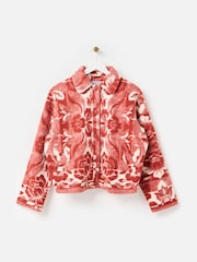 Oliver Bonas Brown Rust & Cream Floral Blend Jacket - Image 3 of 8