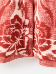 Oliver Bonas Brown Rust & Cream Floral Blend Jacket - Image 6 of 8