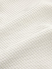 Ecru White Textured T-Shirt - Image 8 of 8