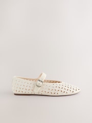 Bone Forever Comfort® Broderie Mary Janes Shoes - Image 3 of 9