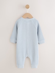 Bleu - Barboteuse texturée pour bébé (0mois-3ans) - Image 2 de 5