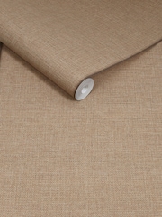 MADE.COM Natural Hessian Effie 10M Wallpaper - Image 3 of 4