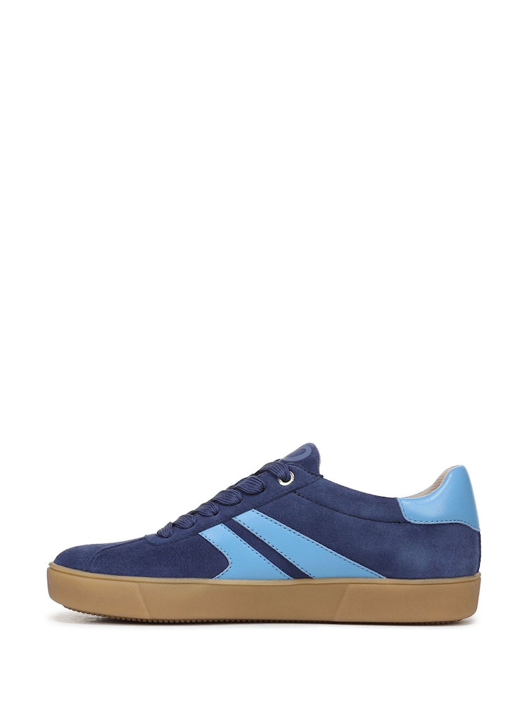 Naturalizer Medina Wide Fit Lace-Up Blue Trainers - Image 2 of 7