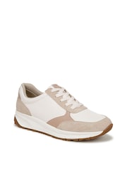 Naturalizer Shay Wide Fit Lace-Up White Trainers - Image 3 of 7