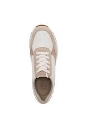 Naturalizer Shay Wide Fit Lace-Up White Trainers - Image 6 of 7
