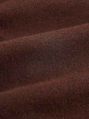 Chocolate Brown Belted Unlined Coat - Image 2 of 3