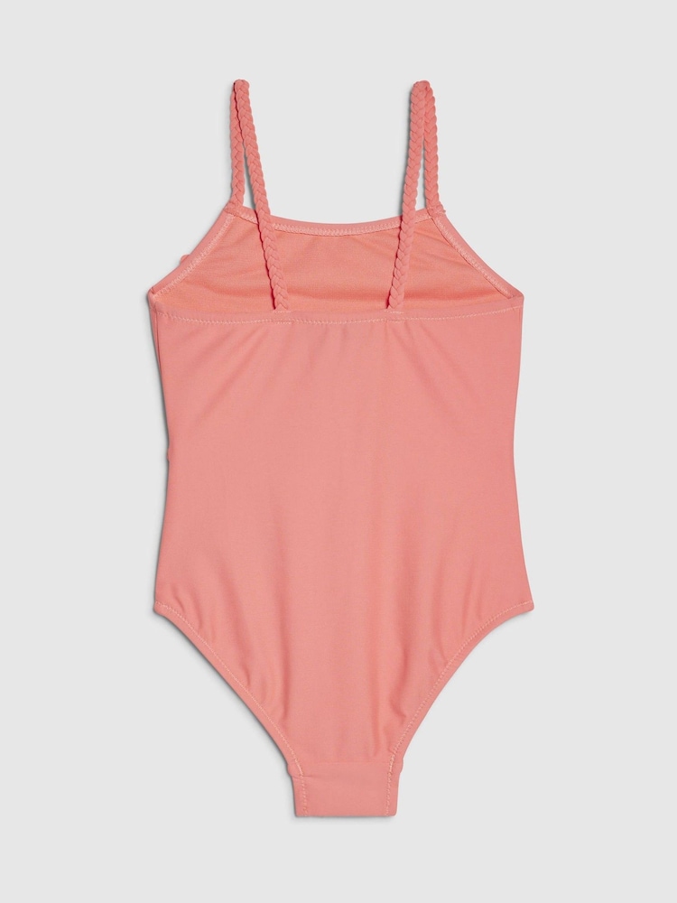River Island Pink 3D Flower Tutu Swimsuit - Image 2 of 4 River Island Pink 3D Flower Tutu Swimsuit - Image 2 of 4