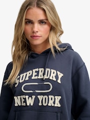 Superdry Blue Athletic Applique Track Top - Image 5 of 7